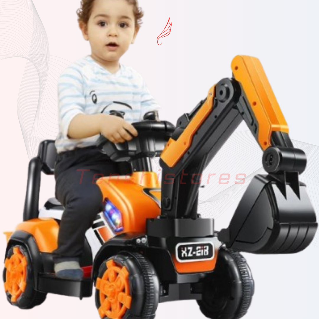 ExcavaMax™ Excavadora eléctrica montable para niños