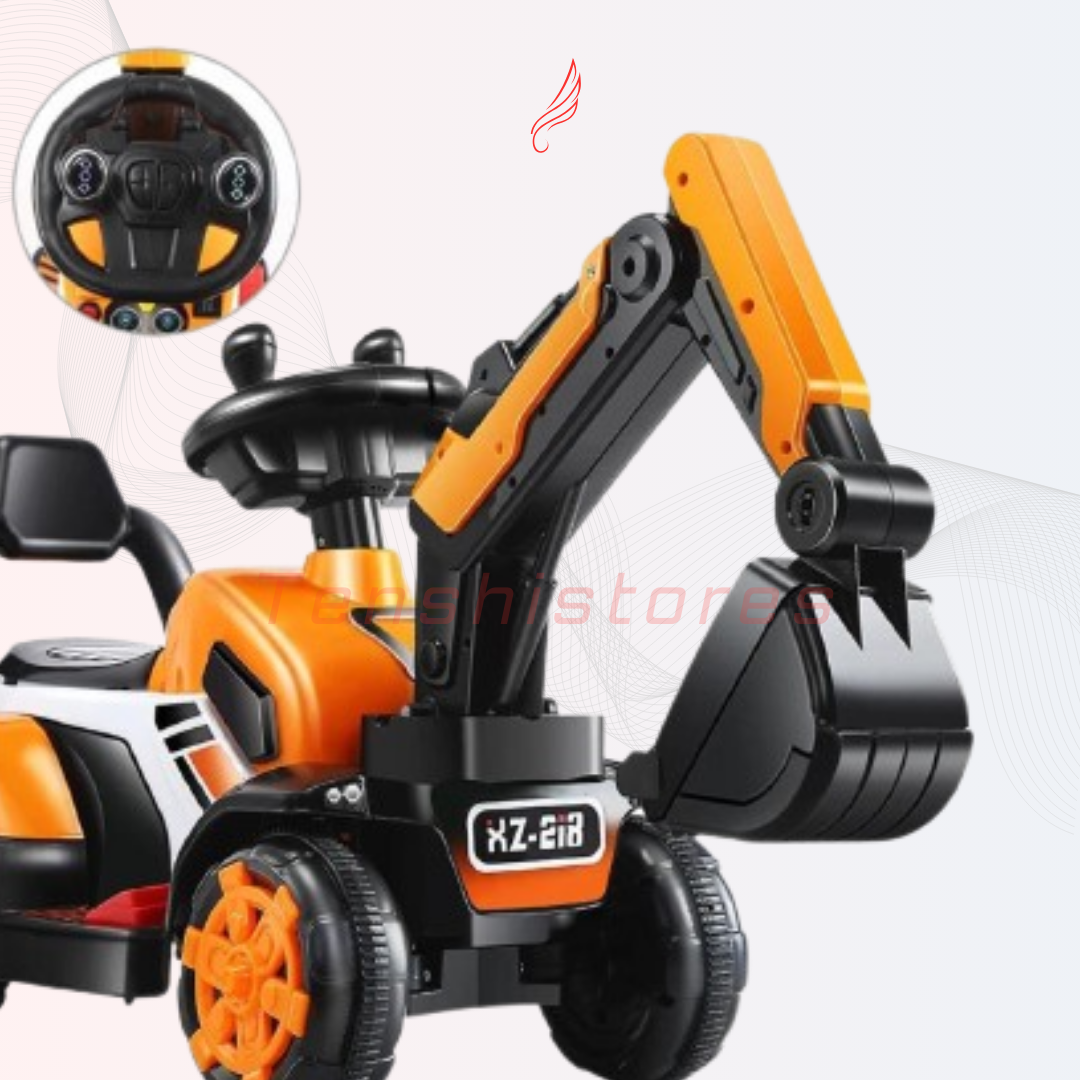 ExcavaMax™ Excavadora eléctrica montable para niños