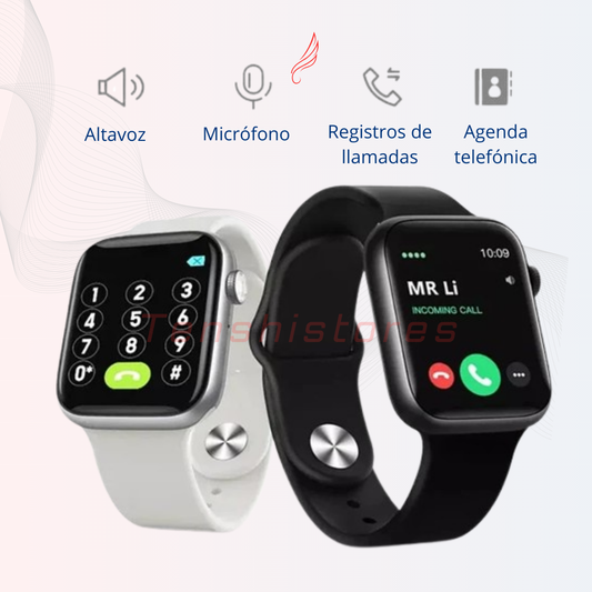 InnoWatch9™ Reloj Smartwatch Serie 9 Blanco y Negro